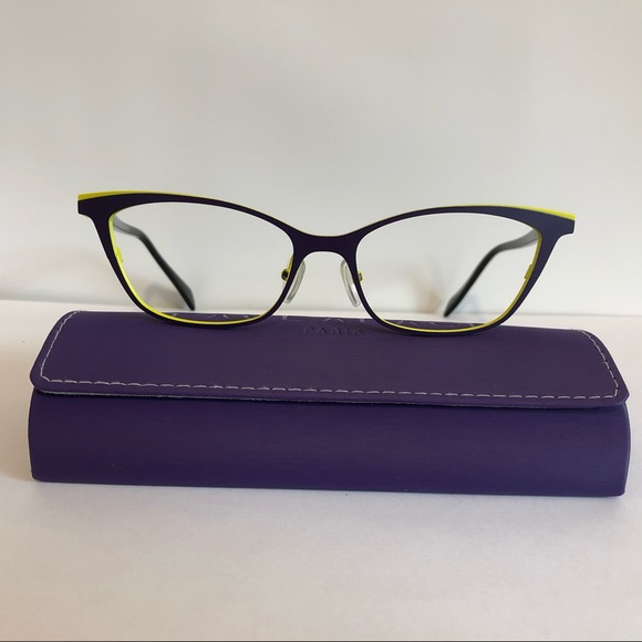 Face a Face Paris EyeGlass in purple and green colour - Picture 1 of 8